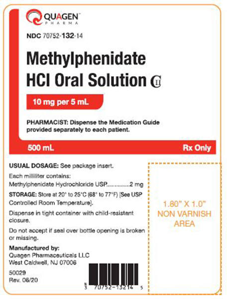 Methylphenidate Hydrochloride Oral Solution, CII