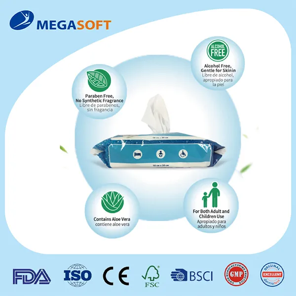 Alcohol Free Adult Wet Wipes