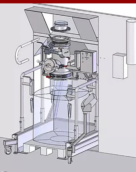 BigBag filling system with SmartDock