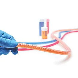 Platinum cured silicone tubing