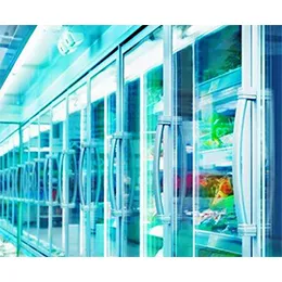 GLASS DOOR SYSTEMS FOR FREEZER CABINETS