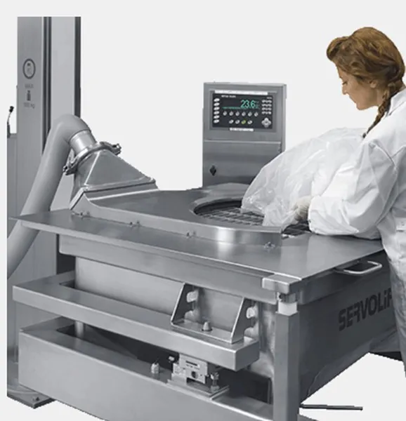 Manual weighing