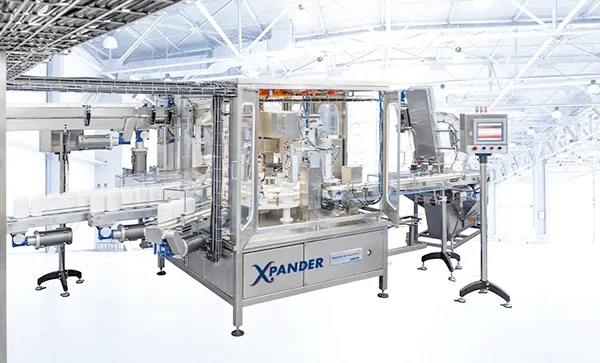 XPANDER MONOBLOCK ROUND WIPES PACKAGING MACHINE