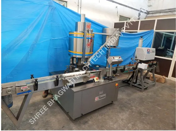AUTOMATIC EIGHT HEAD PLUGGING MACHINE MODEL NO. SBCS - 200P GMP MODEL