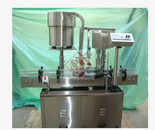Automatic Single Head Bottle Screw Cap Sealing Machine