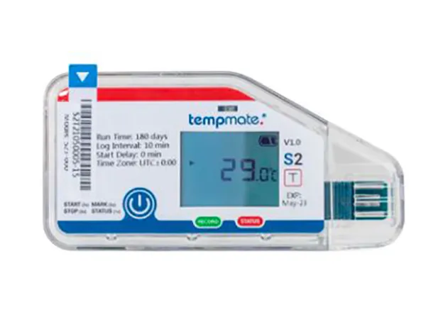 TEMPMATE-S2-T SINGLE USE USB TEMPERATURE DATA LOGGER