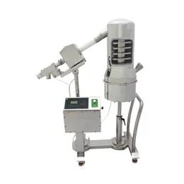 Combination metal detector and deduster