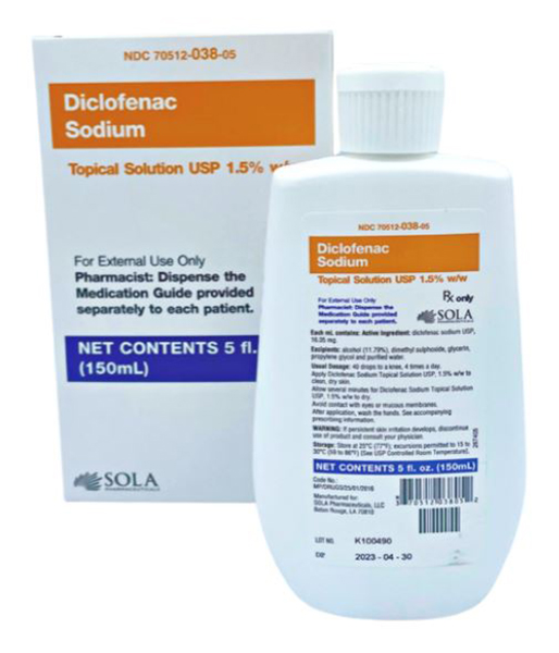 Diclofenac Sodium Topical Solution