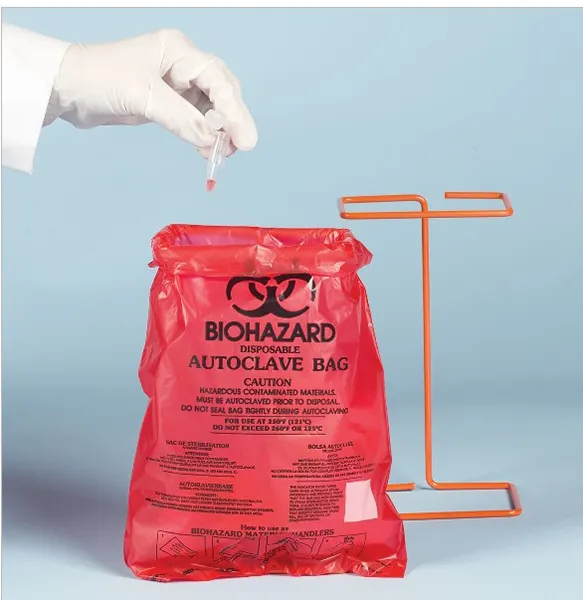 BENCH-TOP BIOHAZARD BAGS