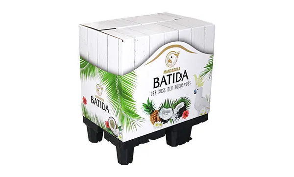 Digitally-printed display base for retailers