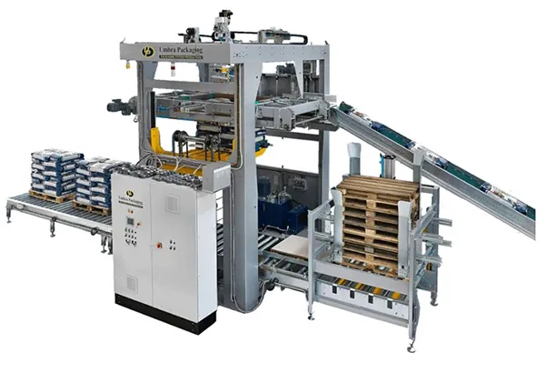 Top loading robotic palletizer
