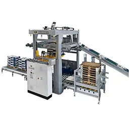 Top loading robotic palletizer