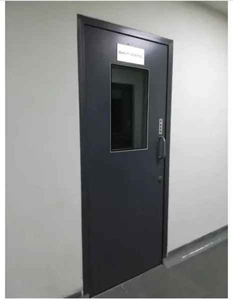 Clean Room Galvanized Door