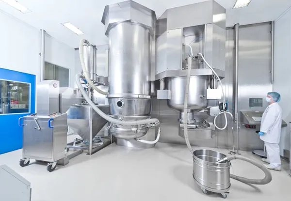 Fluid bed granulators