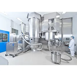 Fluid bed granulators