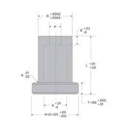 Inch Headed Counterbore Relief Die