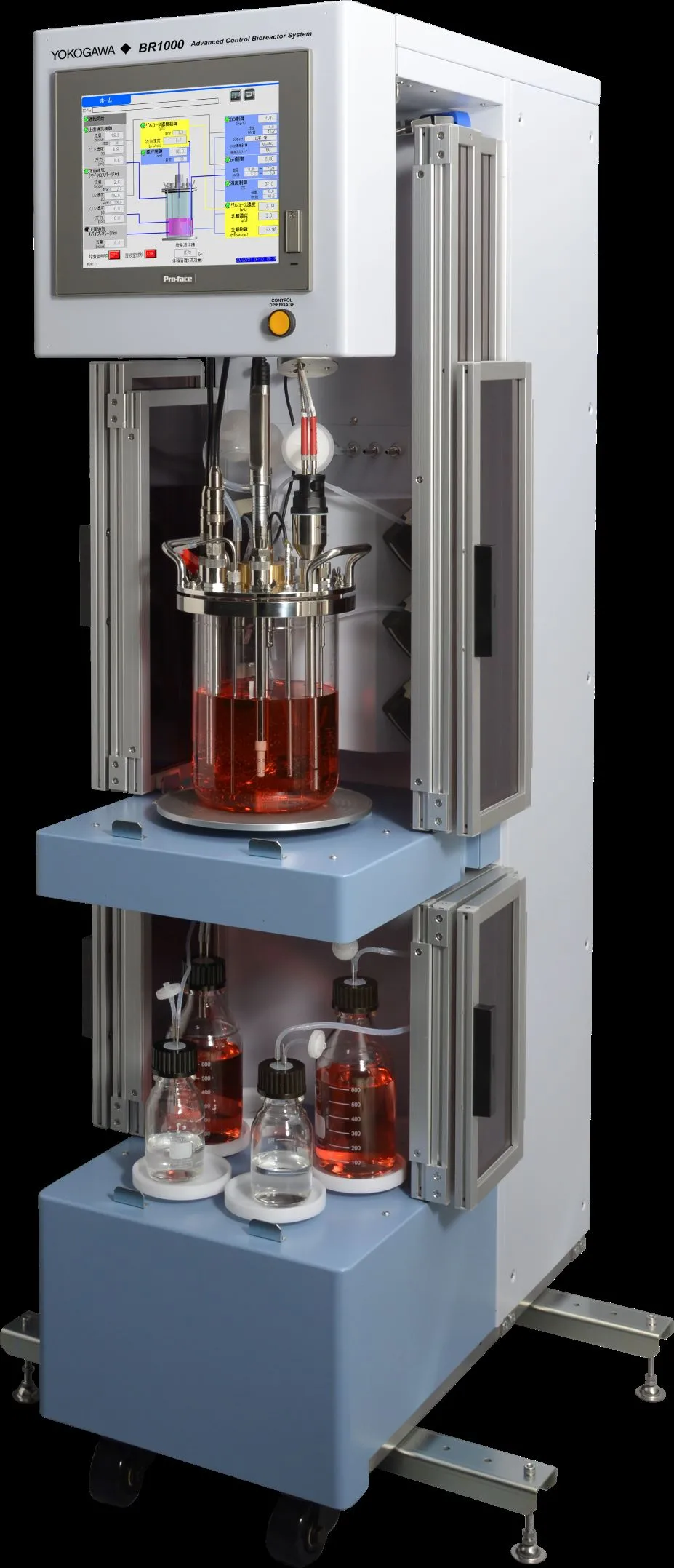 In-line soft-sensor labscale Bioreactor System for CHO cell Process Development