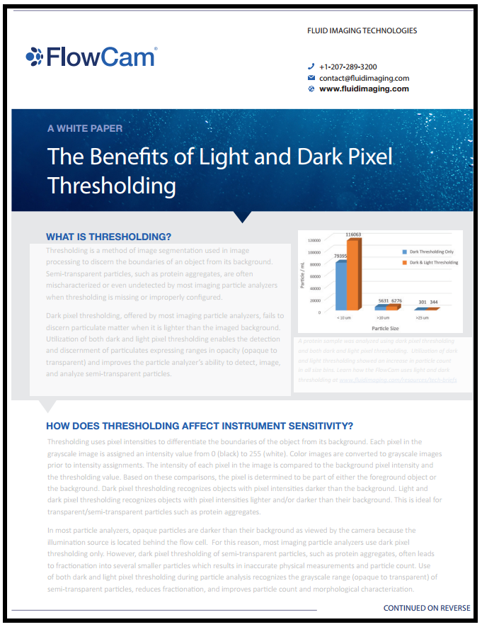 The Benefits of Light and Dark Pixel Thresholding