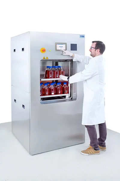 Standautoclaves Vertical door